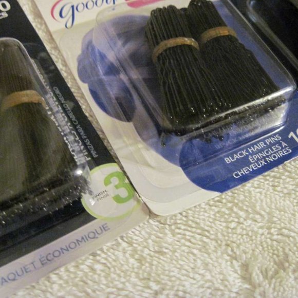 100 Metal Styling Hold It Secure Hair Pins Goody Coated Pin Blend Bronze Black - Picture 3 of 16